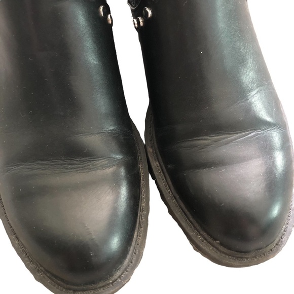 ZARA Studded Black Boots - Picture 4 of 9